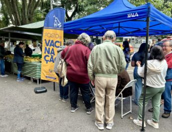 VACINAÇÃO CONTRA GRIPE NAS FEIRAS