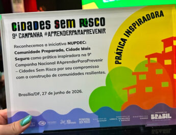 DEFESA CIVIL RECEBE PRÊMIO NACIONAL